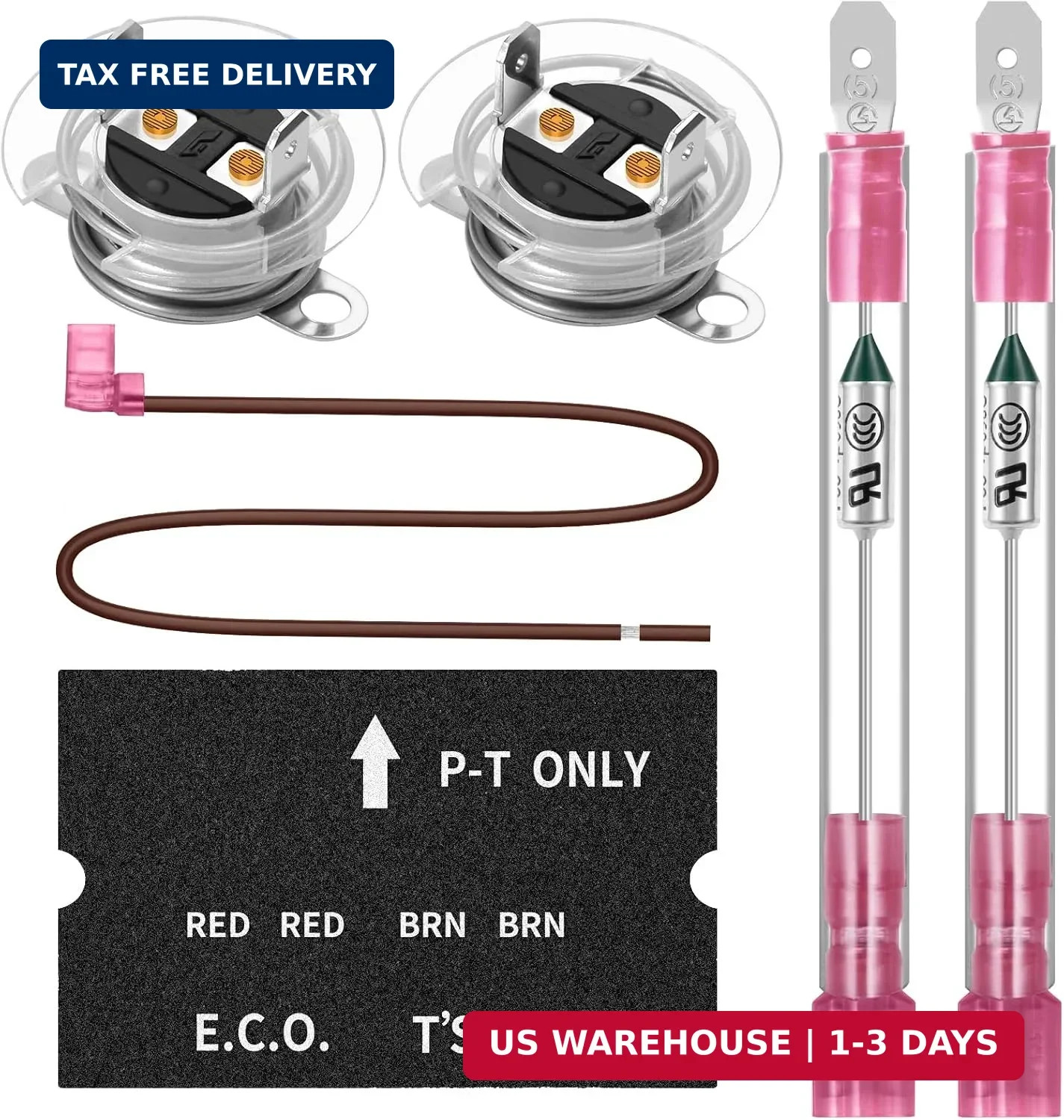 RV Water Heater Thermal Cutoff Kit - ECO Thermostat Assembly - Compatible with A