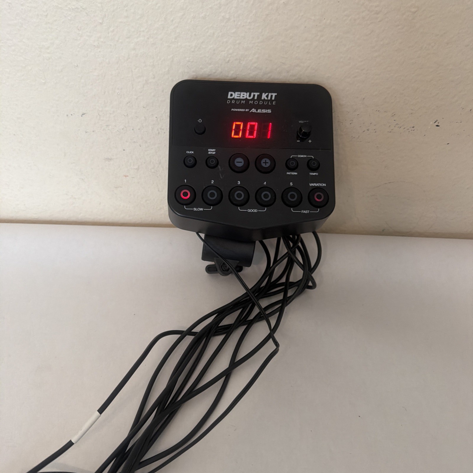 Alesis Debut Electronic Drum Kit Module / Brain Only w/ Adapter and Cables