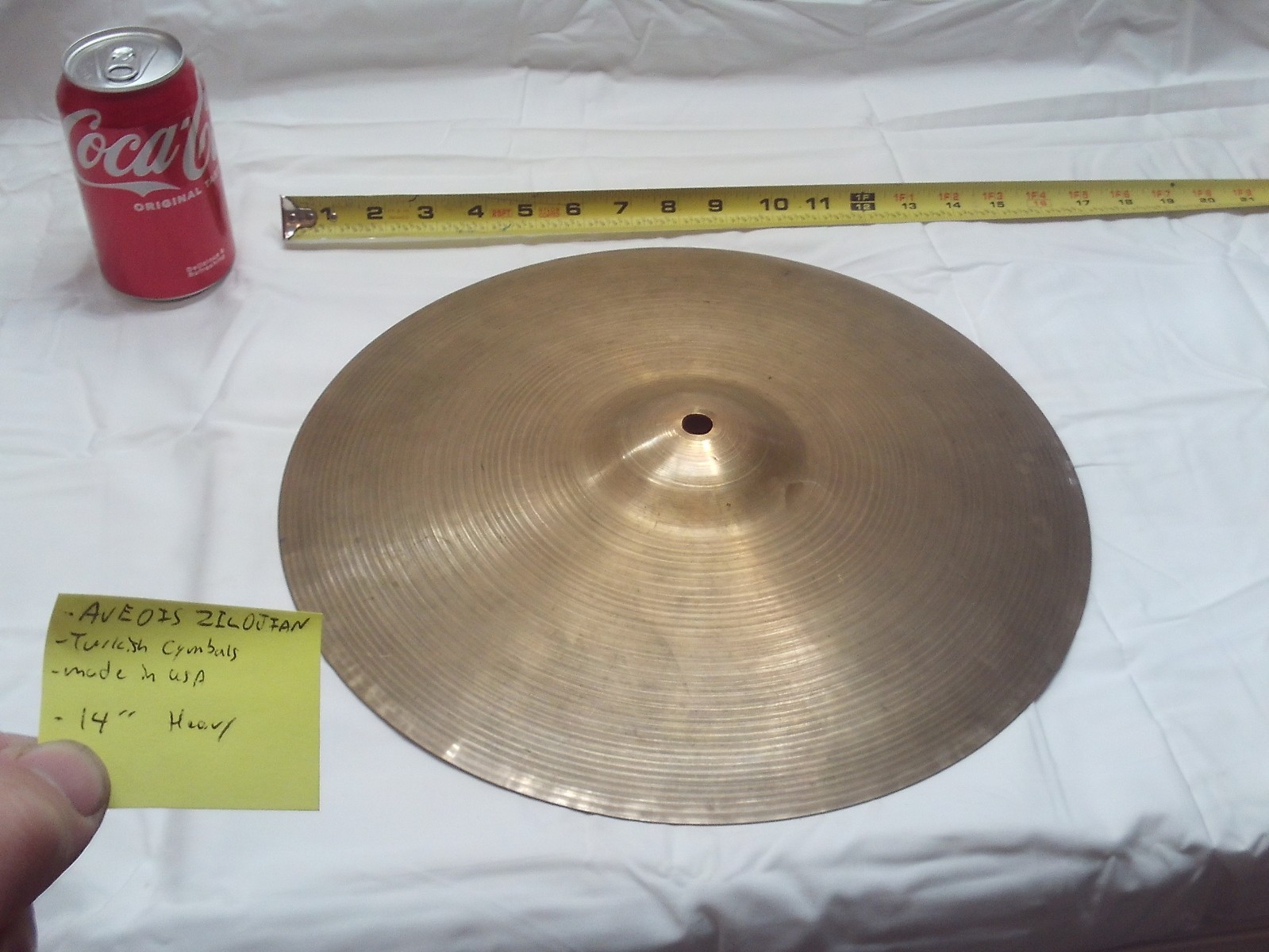Avedis Zildjian Turkish Cymbals Made In USA 14 inch Heavy