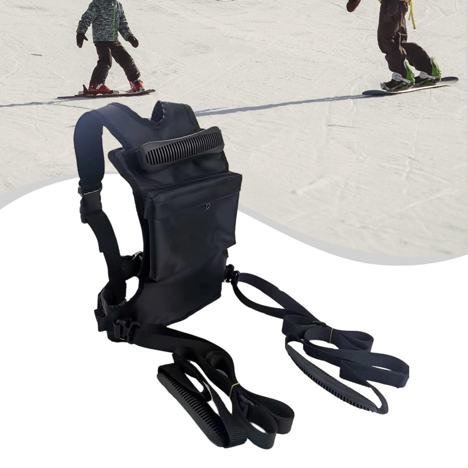 Kids Ski and Snowboard Harness Training Harness Beginners with Handle Teaching