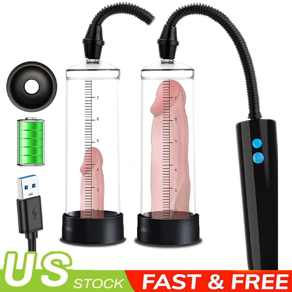 2026 Updated Vacuum Electric Penis Pump Rechargeable Male Penis Enlarger ED Gift
