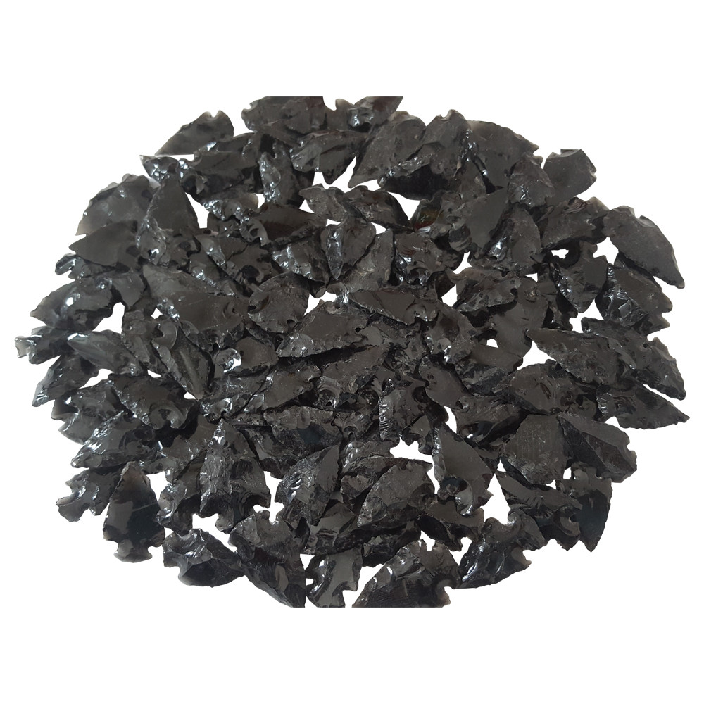 10 - 500 pieces arrowhead obsidian 2.5-3.5cm obsidiana obsidienne freccia point