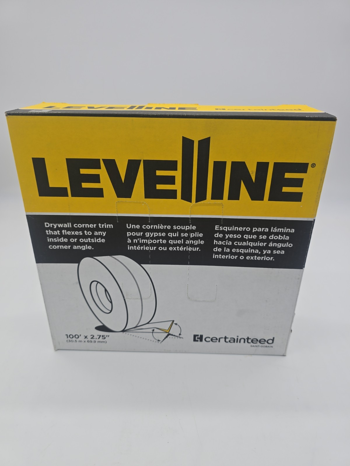 Levelline Certainteed Drywall Corner Tape 2.75”x100’