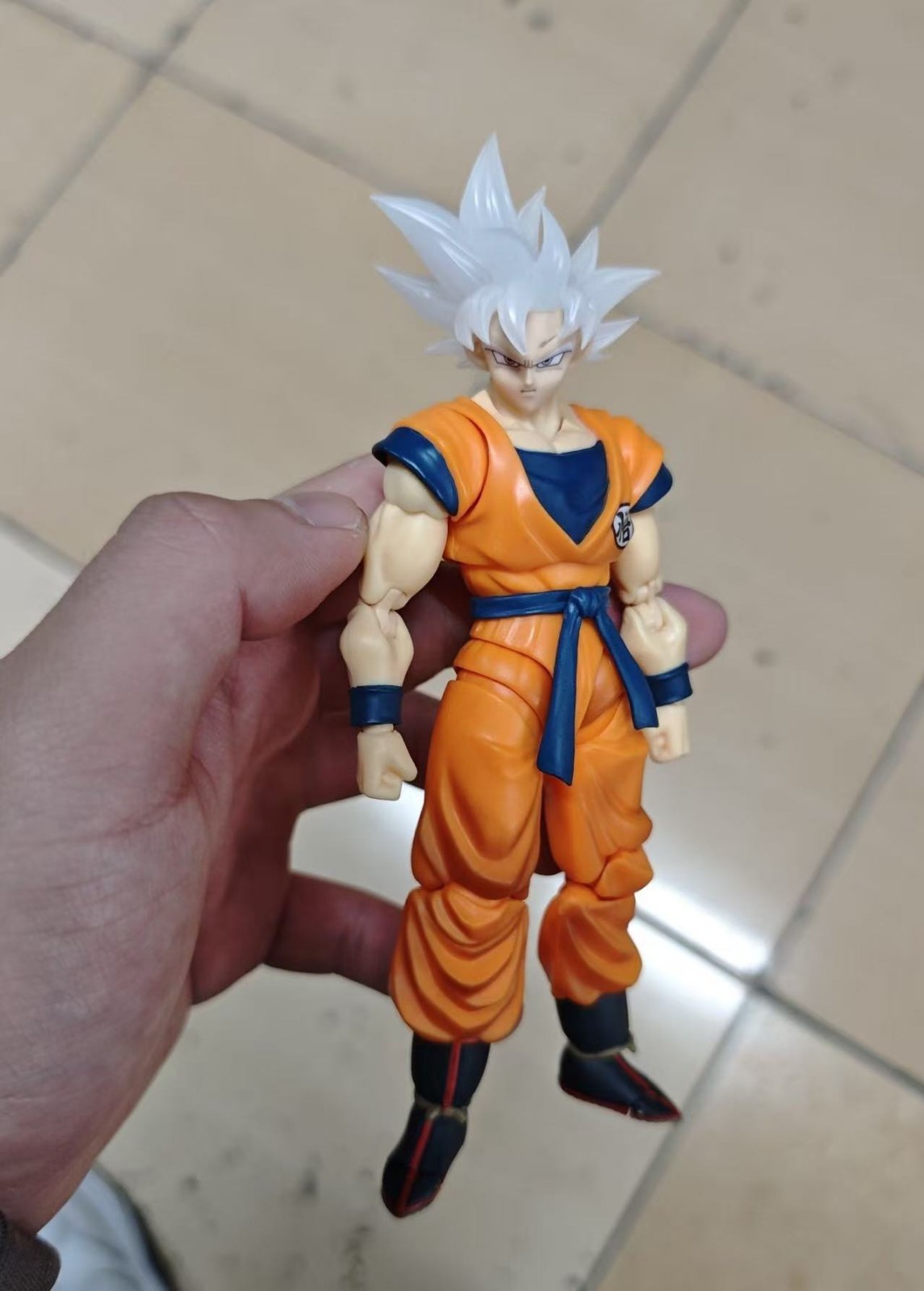 Custom 1/12 shf UI Goku Super Saiyan Goku Ultra Instinct Head Sculpt No Figure
