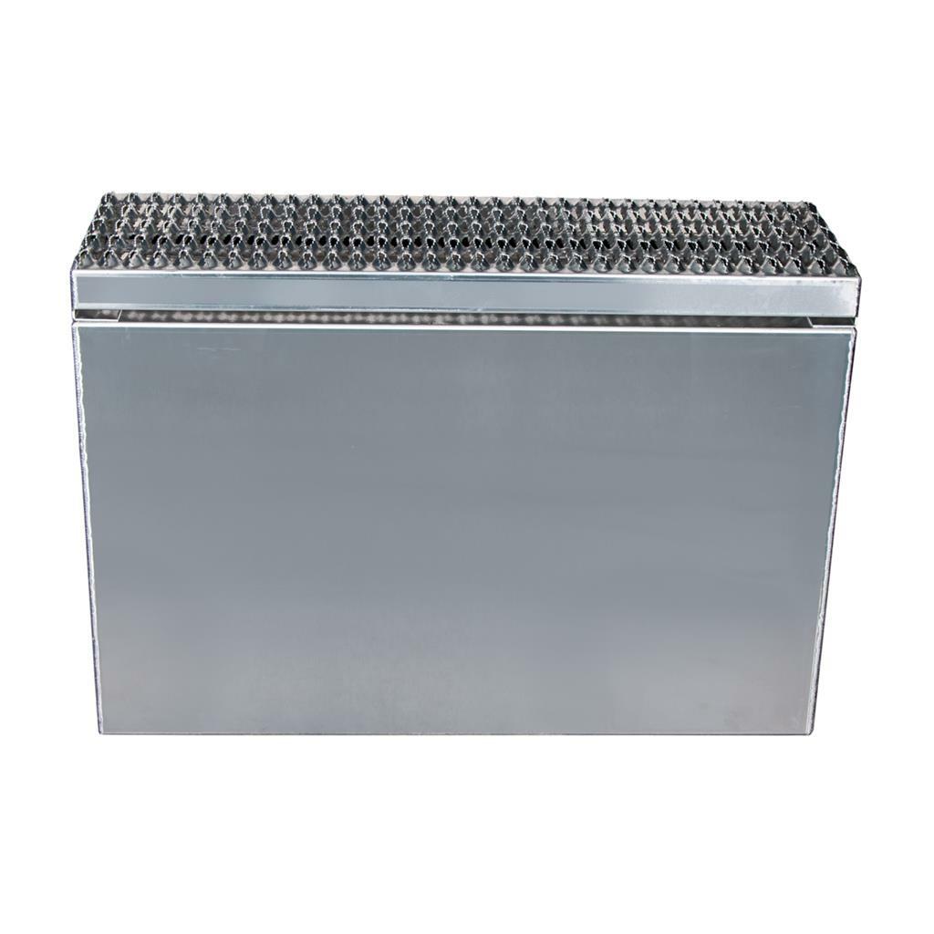 36" Aluminum Step Saddle Box with Lock and Keys