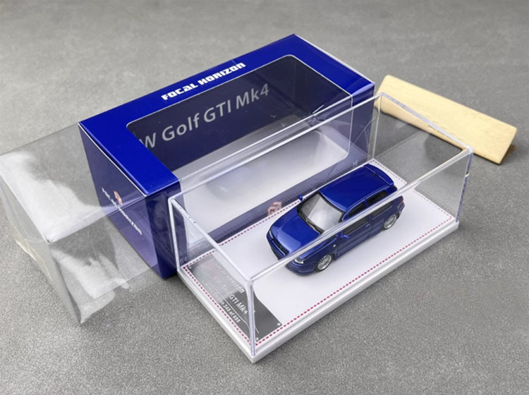 FH 1/64 Scale Volkswagen Golf GTI Mk4 Blue Color Diecast Car Model Toy Gifts