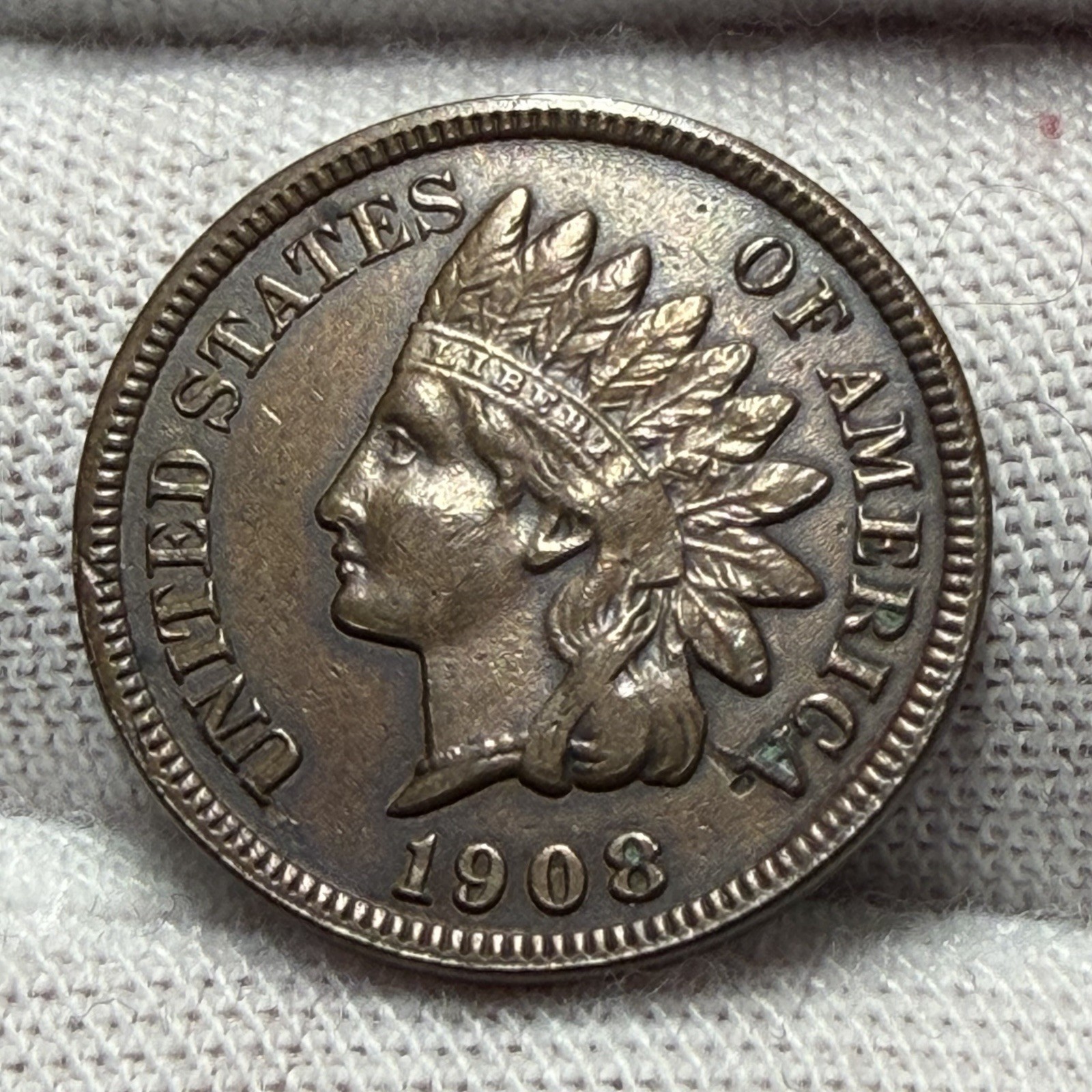 1908-S **KEY DATE** Indian Head Cent Penny receive coin pictured #4324