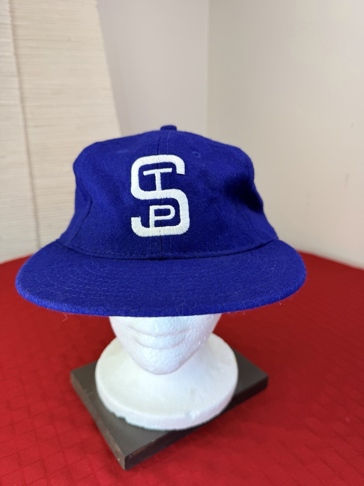 Ebbets Field Flannels St. Paul Saints 1955 Minor League Baseball Hat Wool Cap