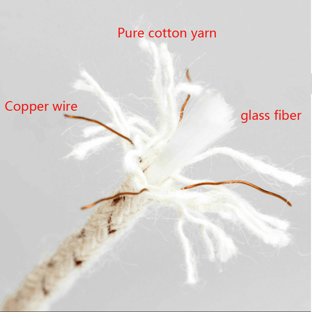 Cigarette Lighter Copper Wire Cotton Core Wick Replacement 4 PCS USA