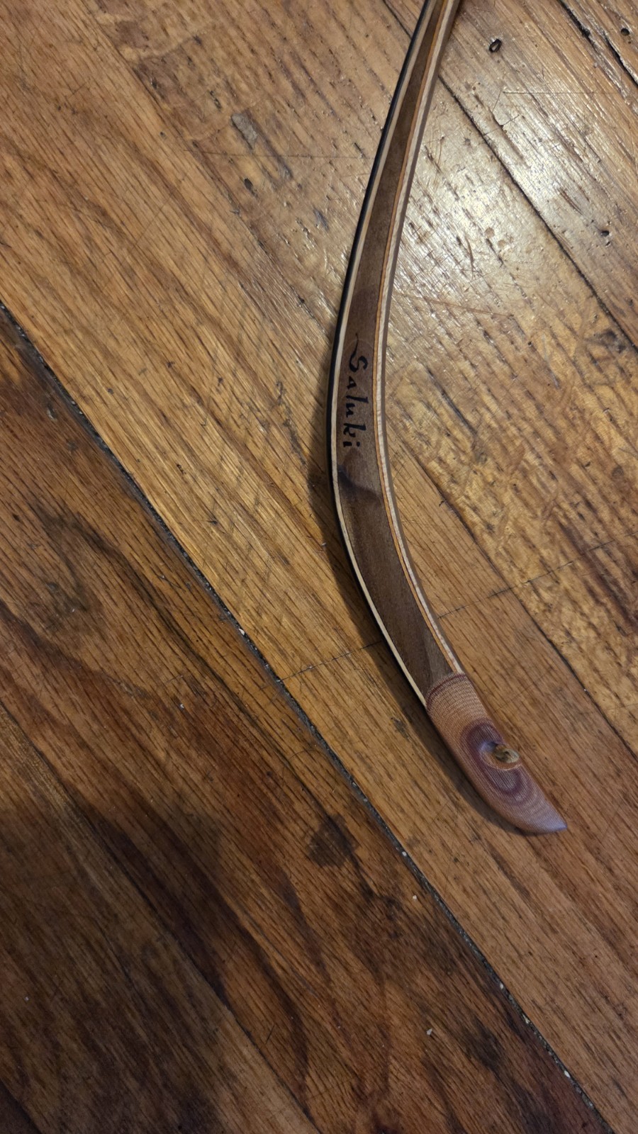 Saluki Damascus Bow