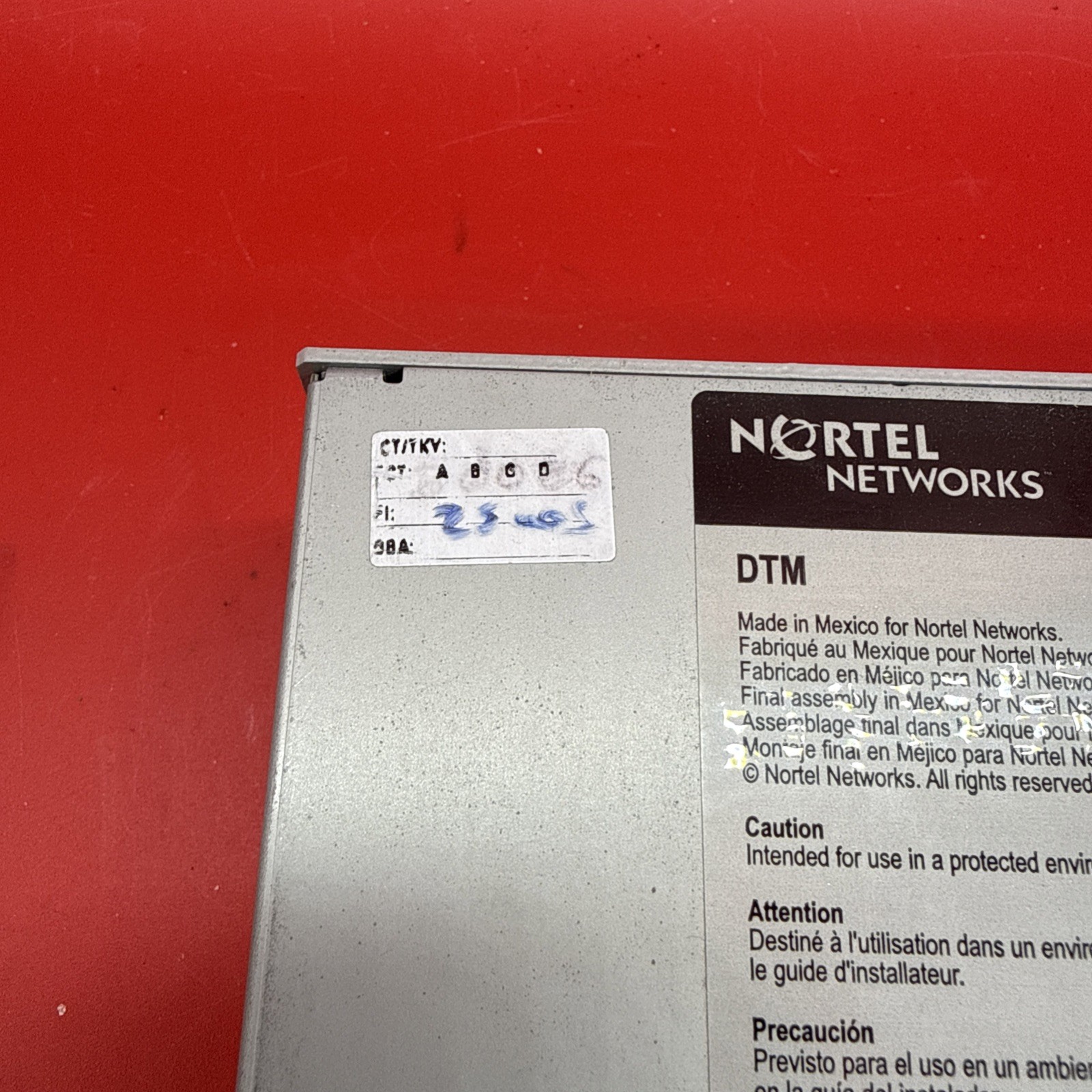 Nortel Networks BCM-DTM Digital Trunk Media Bay Module NT5B04AAAD *Untested*
