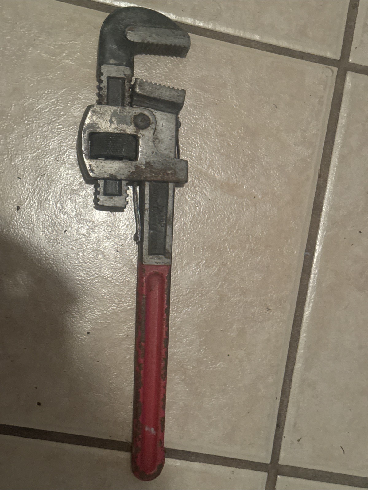 Vintage Dunlap Pipe Wrench 14” Japan Drop Forged-Steel Tool Plumbing