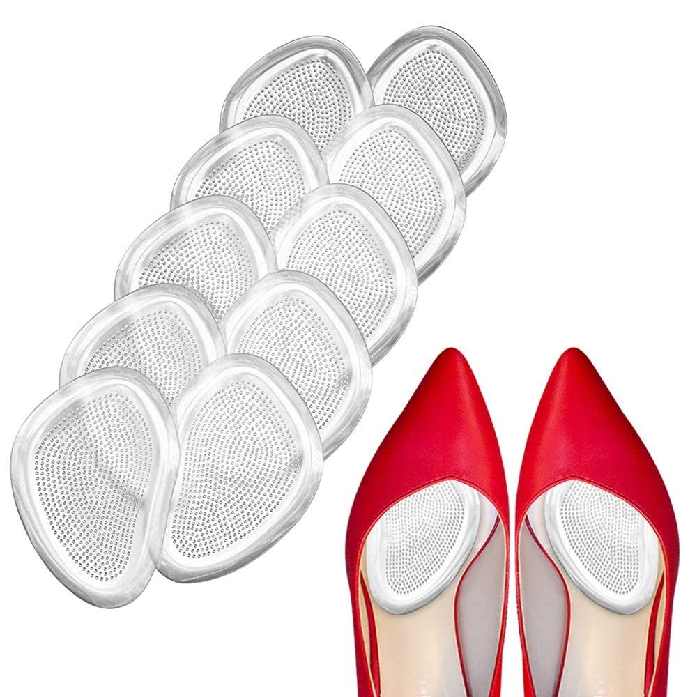 Premium Metatarsal Pads Women Ball of Foot Cushions, Reduce Pain White