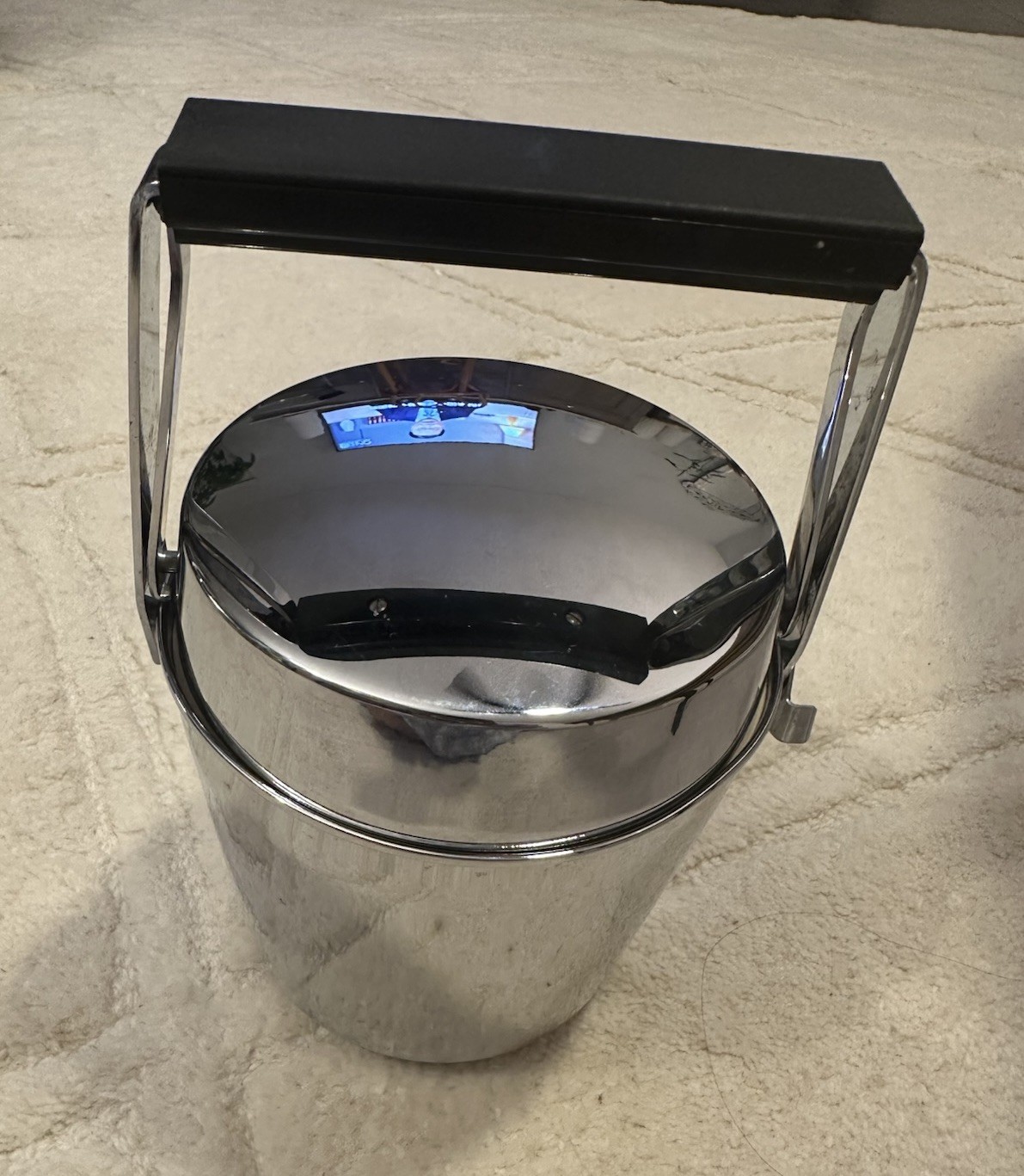 Vantage 60's Chrome Alfi Qualitat Insulated Ice Bucket Made In Germany