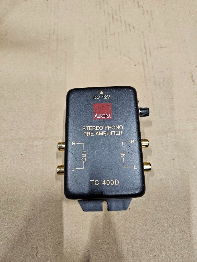 Aurora TC-400D Stereo Phono Pre-Amplifier - Working, Signs of Use, No Accessorie