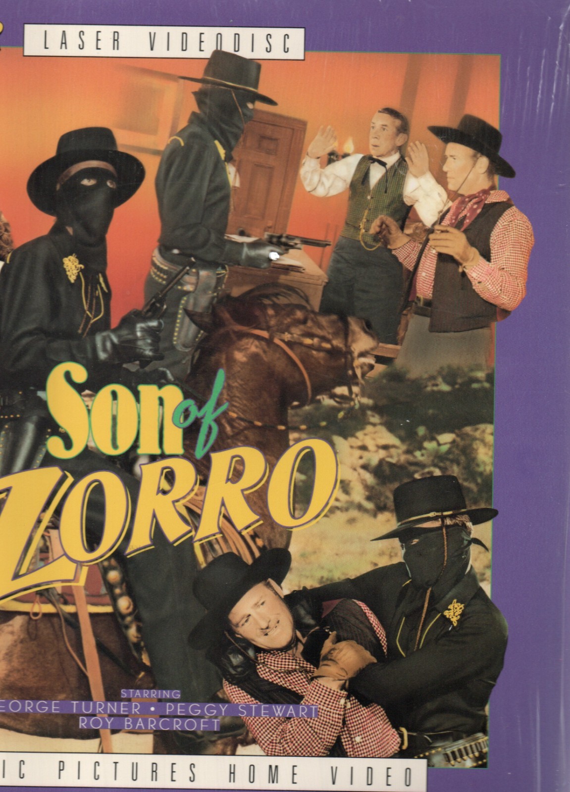 SON OF ZORRO 2 LASERDISCS MINT ORIG SHRINK WRAP