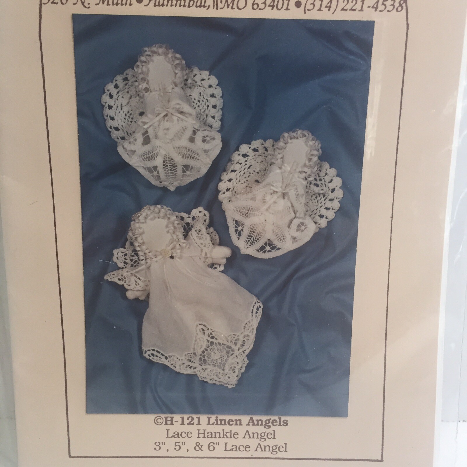 Linen Angels 3" 5" 6" Lace Angels Pattern Hickory Stick