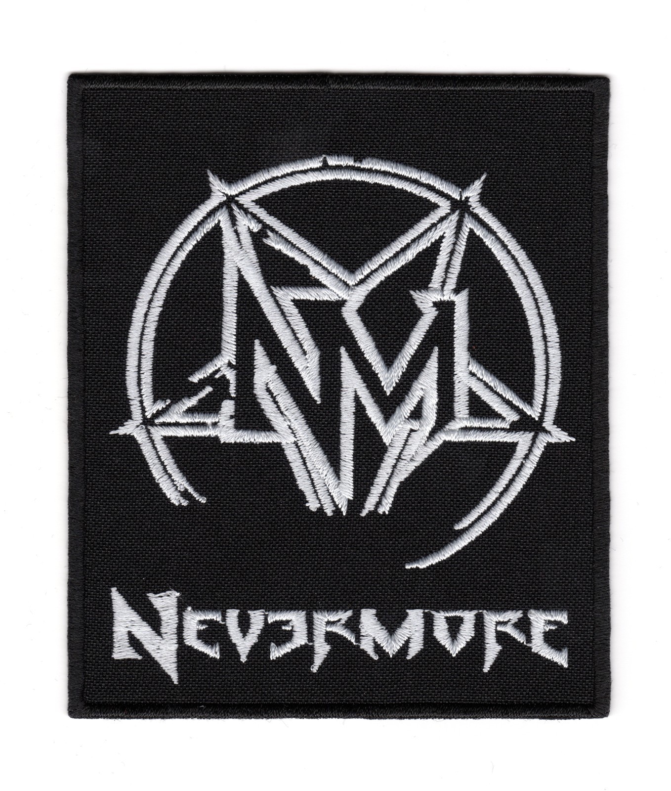 Nevermore Embroidered Sew On Patch American Groove Progressive Metal Band Logo