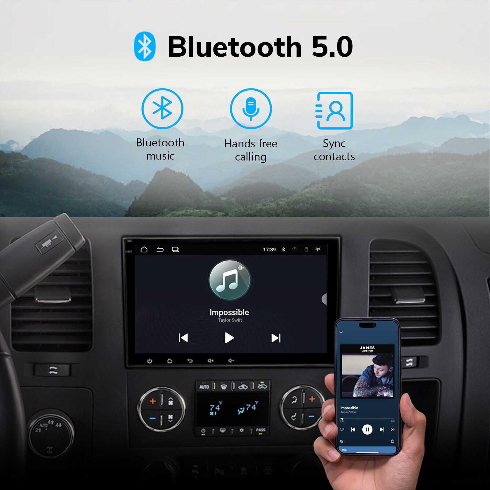 Car Stereo Radio For 2012 2013 2014 VW Passat NMS Android 14 Carplay GPS+ Camera