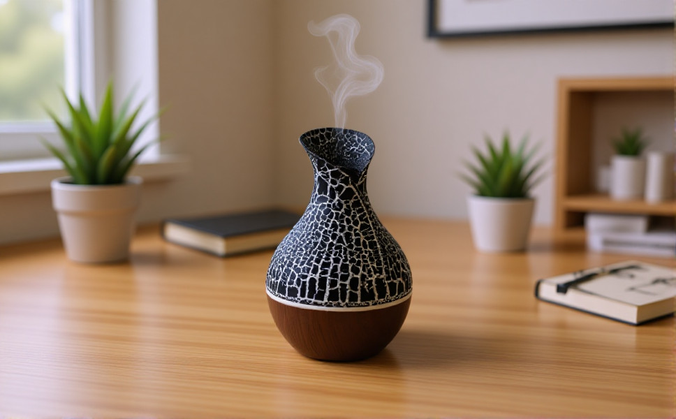 1-Portable Mist Humidifier With 7 Color Lights For Relaxation At Home