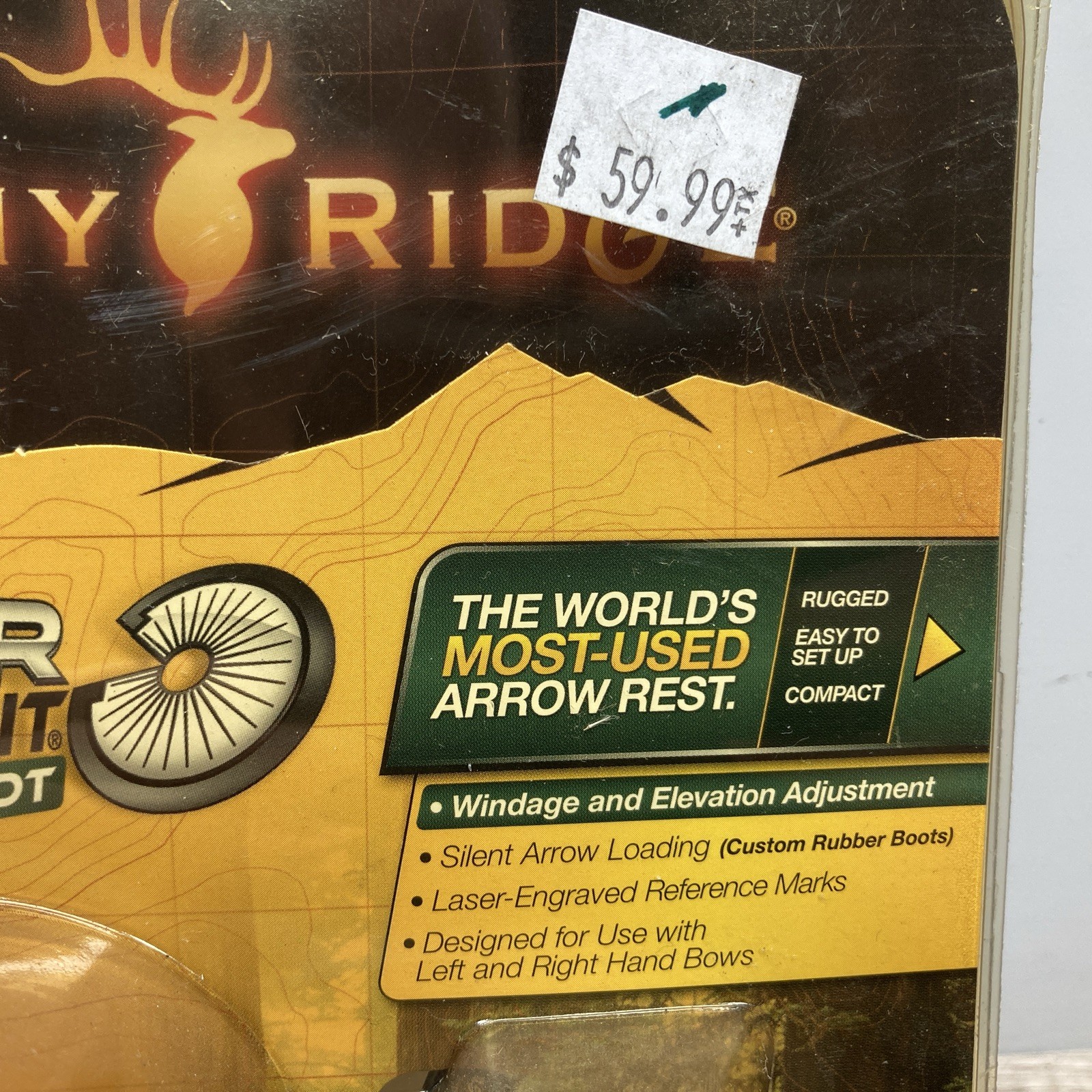 Trophy Ridge Archery Kill Shot Medium Whisker Biscuit Bow Arrow Rest RH/LH