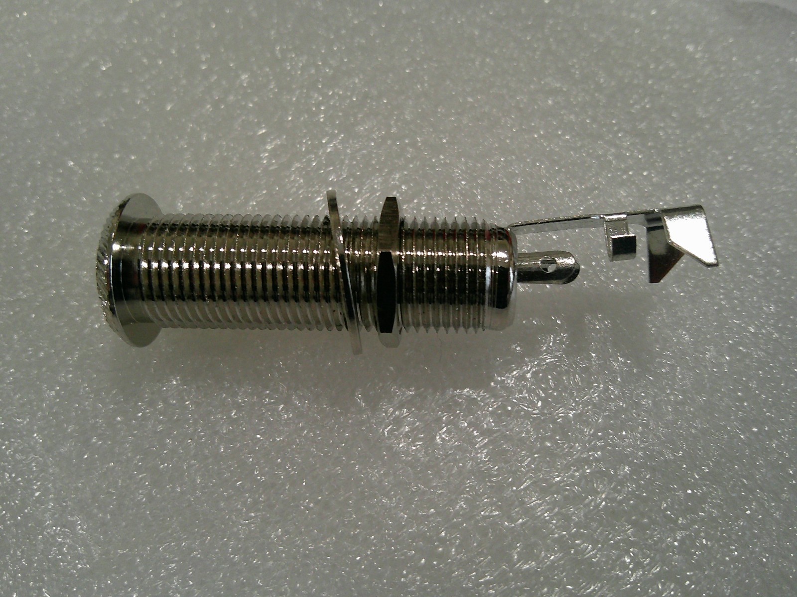 REAN 1/4in Stereo Jack Socket For Thick Panels Long-Threads