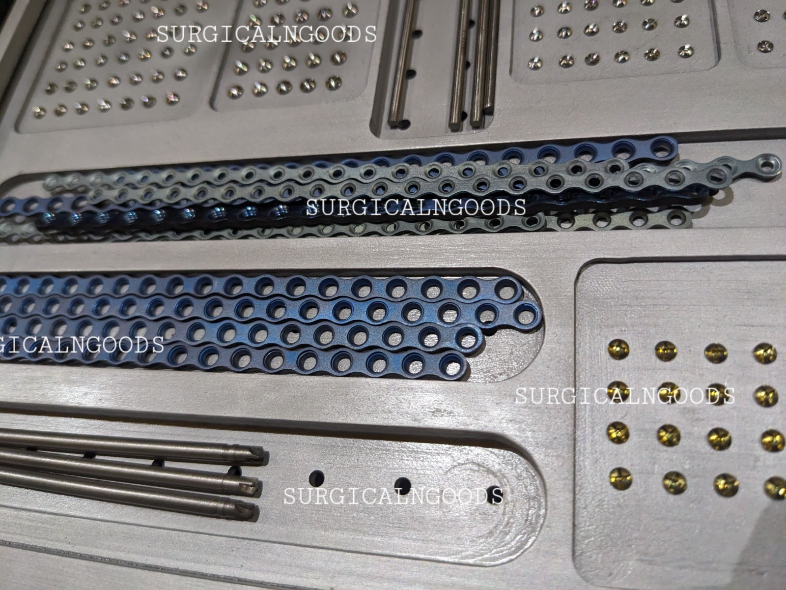 Dental Maxillofacial 2.0/1.5 Mini Micro Titanium Plates & Screw System