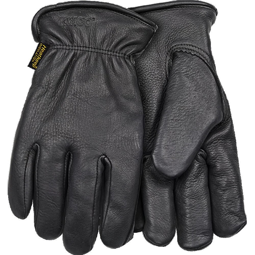 Kinco Mens Driver Gloves Black Large
