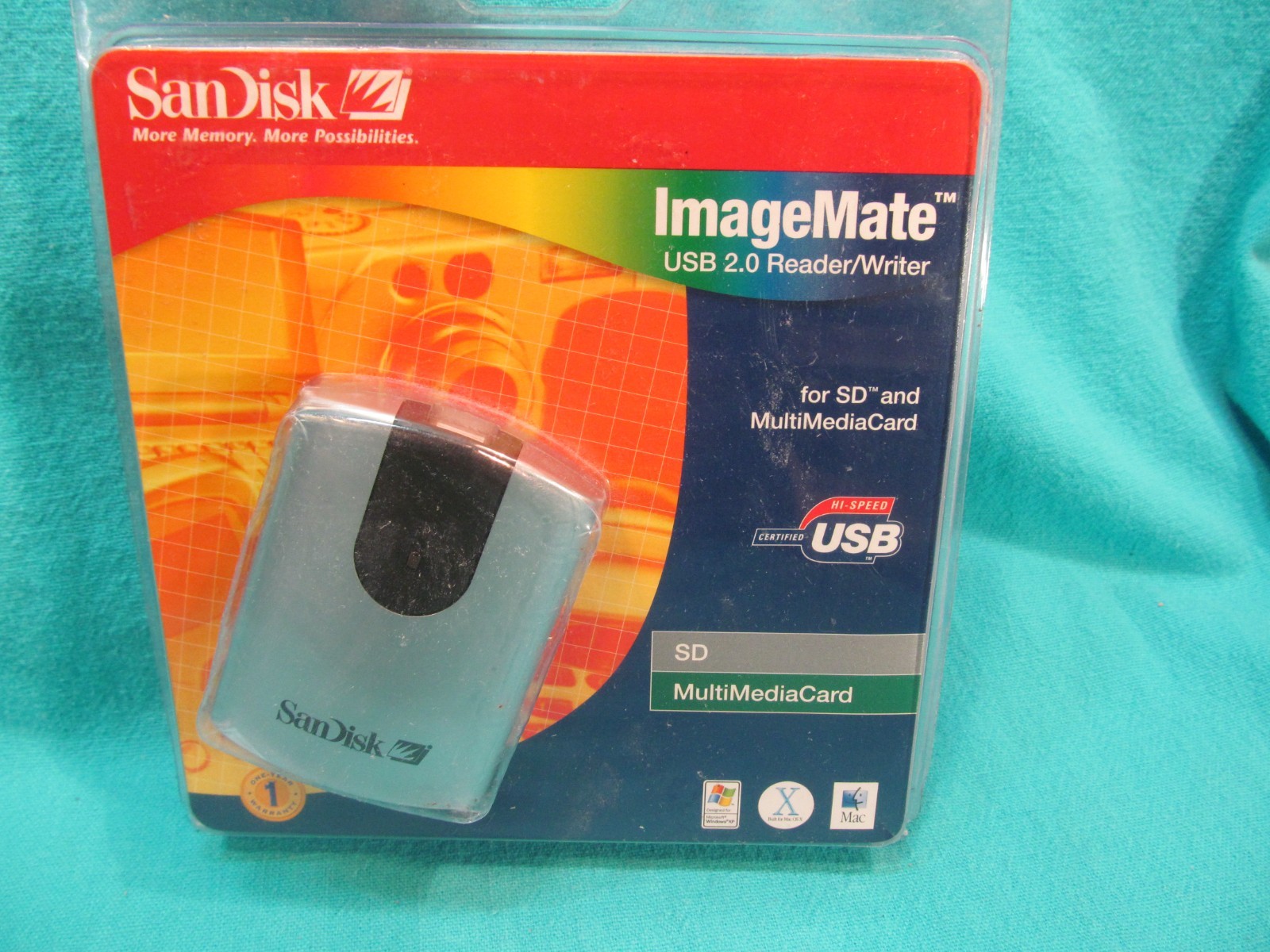 NEW SEALED SANDISK IMAGEMATE USB 2.0 READER / WRITER USB MMC SDDR-93-07