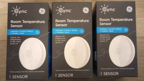 (3) GE CYNC ROOM TEPERATURE SENSORS NIB
