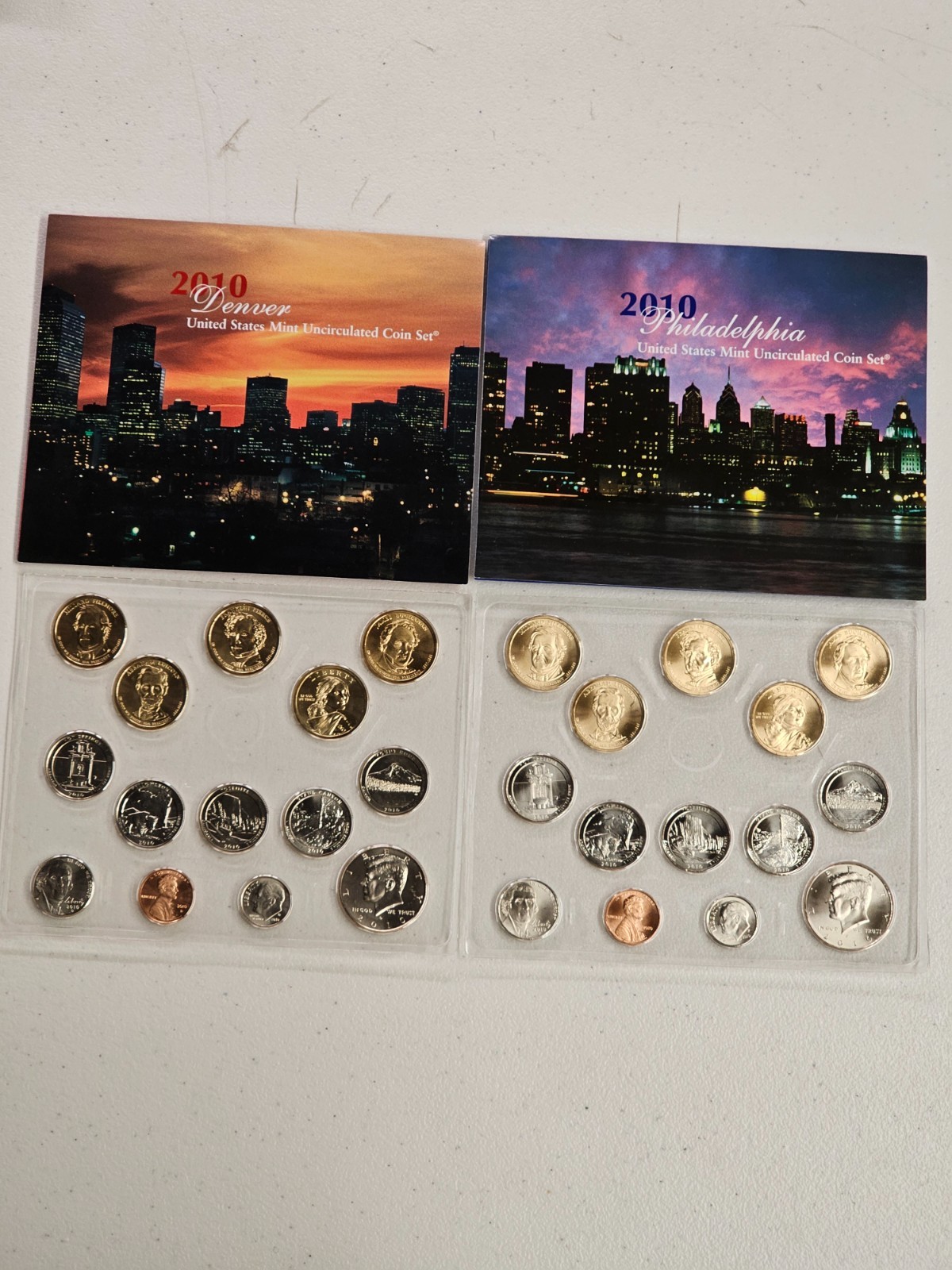 2010 Uncirculated Coin Set U.S Mint Government Packaging OGP COA