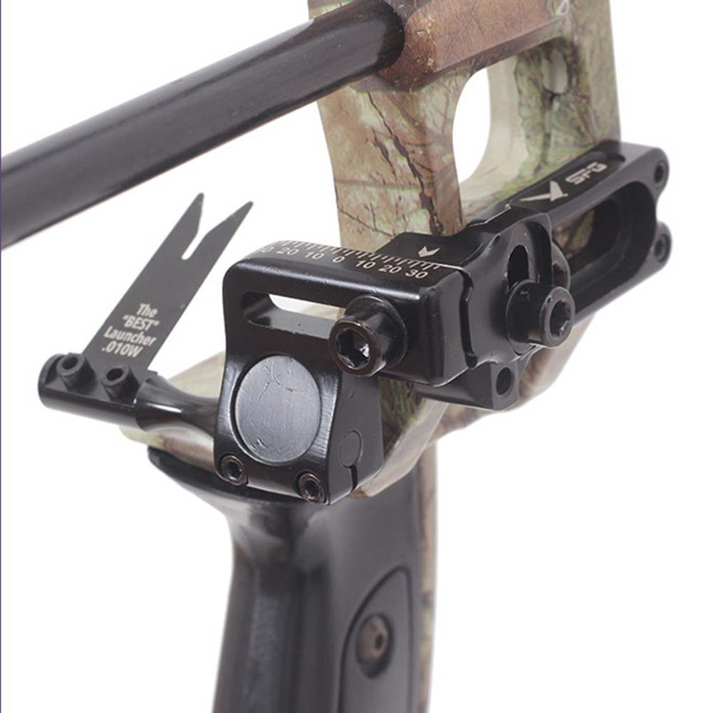 High quality steel plate arrow rest with clear scale for precise adjustments