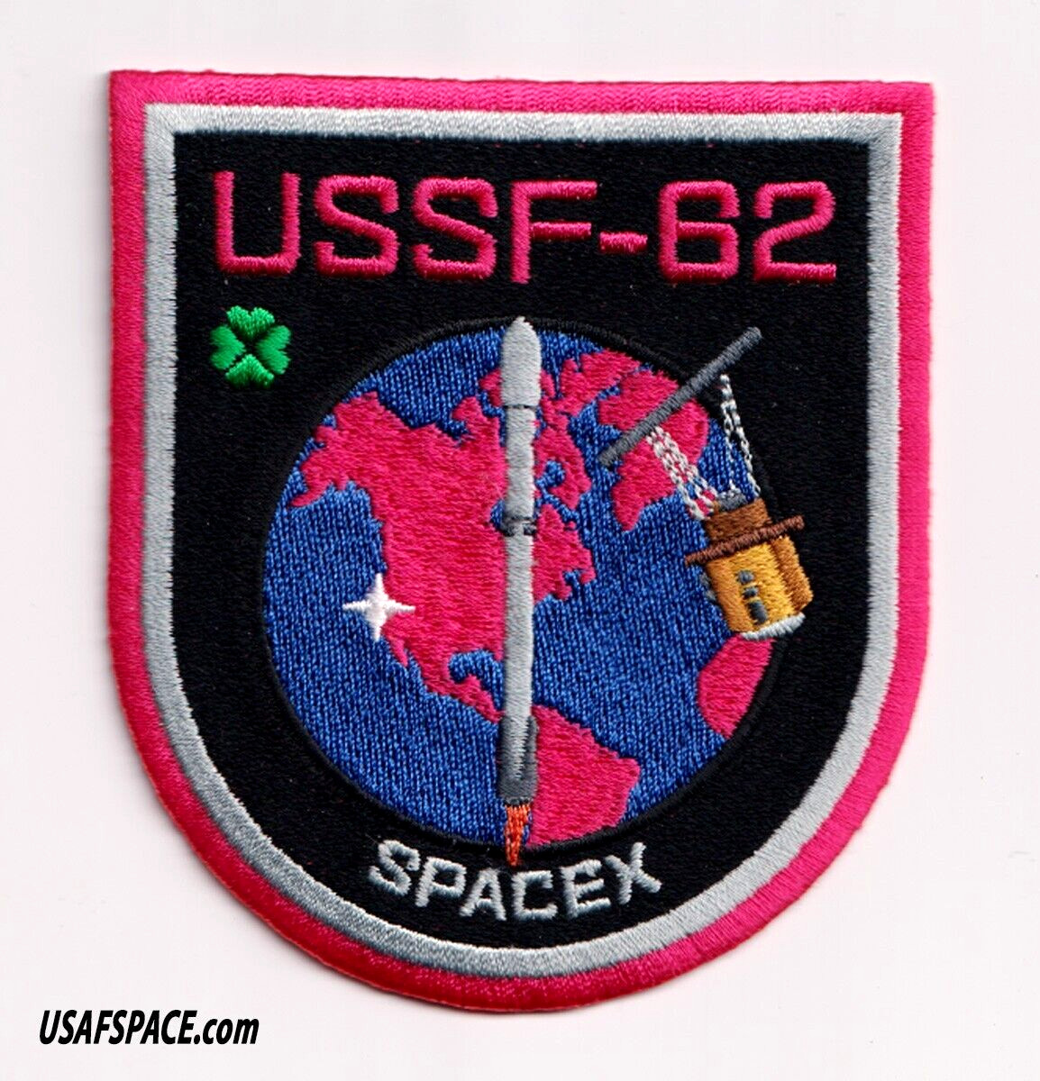 Authentic SPACEX USSF-62 FALCON 9 Launch Classified SATELLITE Mission PATCH