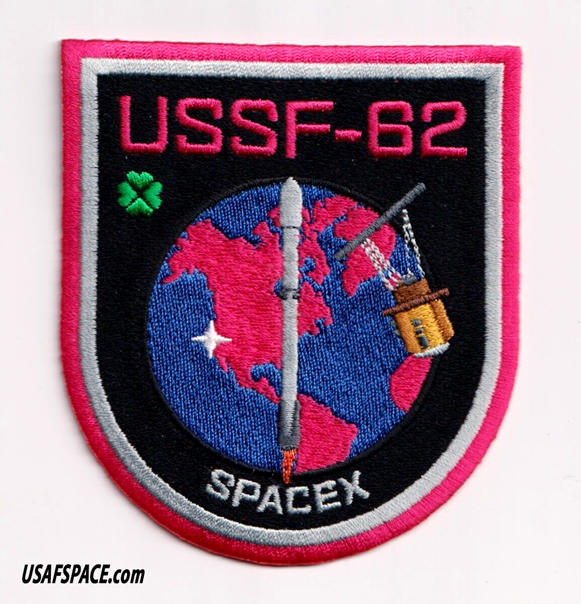 Authentic SPACEX USSF-62 FALCON 9 Launch Classified SATELLITE Mission PATCH