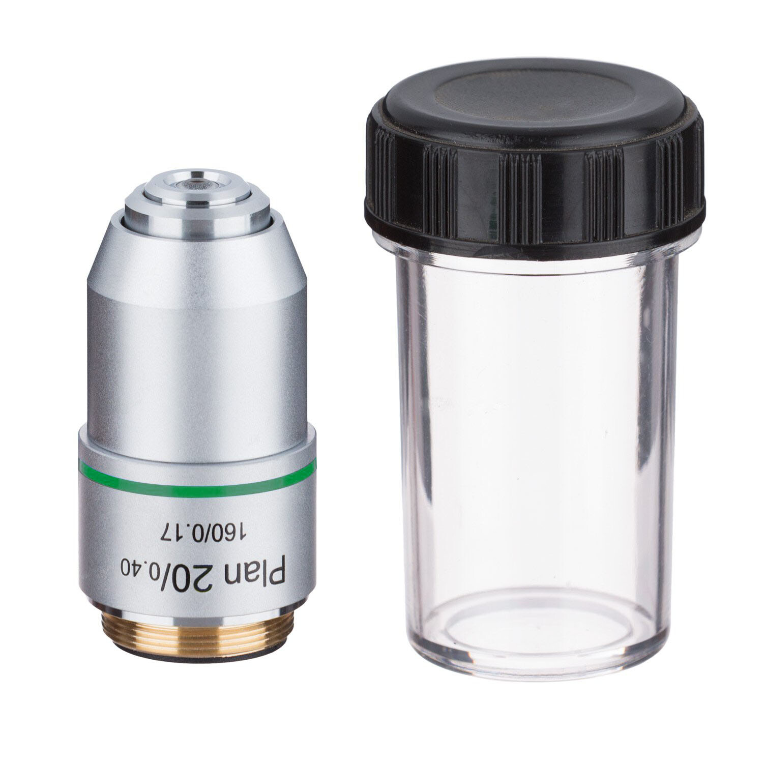 195 Biological Microscope Plan Objective Lens 4X -100X RMS Thread 160/0.17