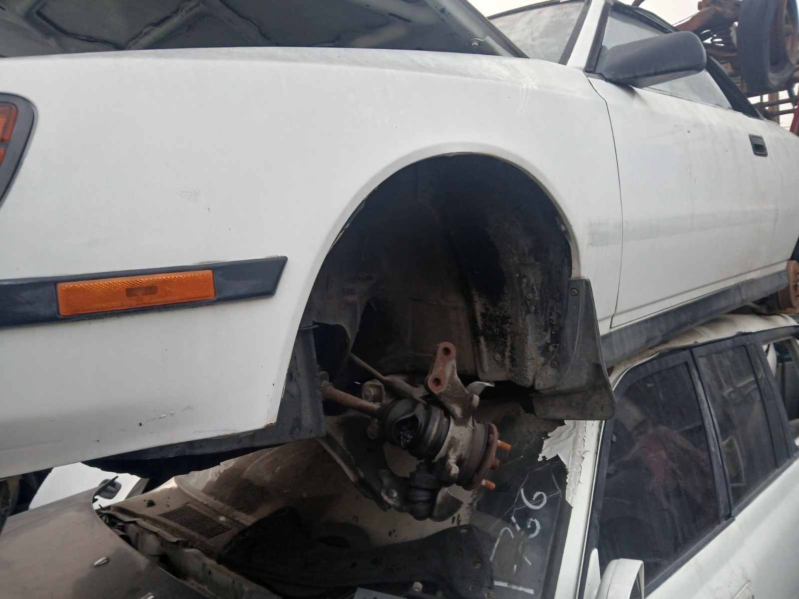 89 Celica used left fender in white FENDER ONLY
