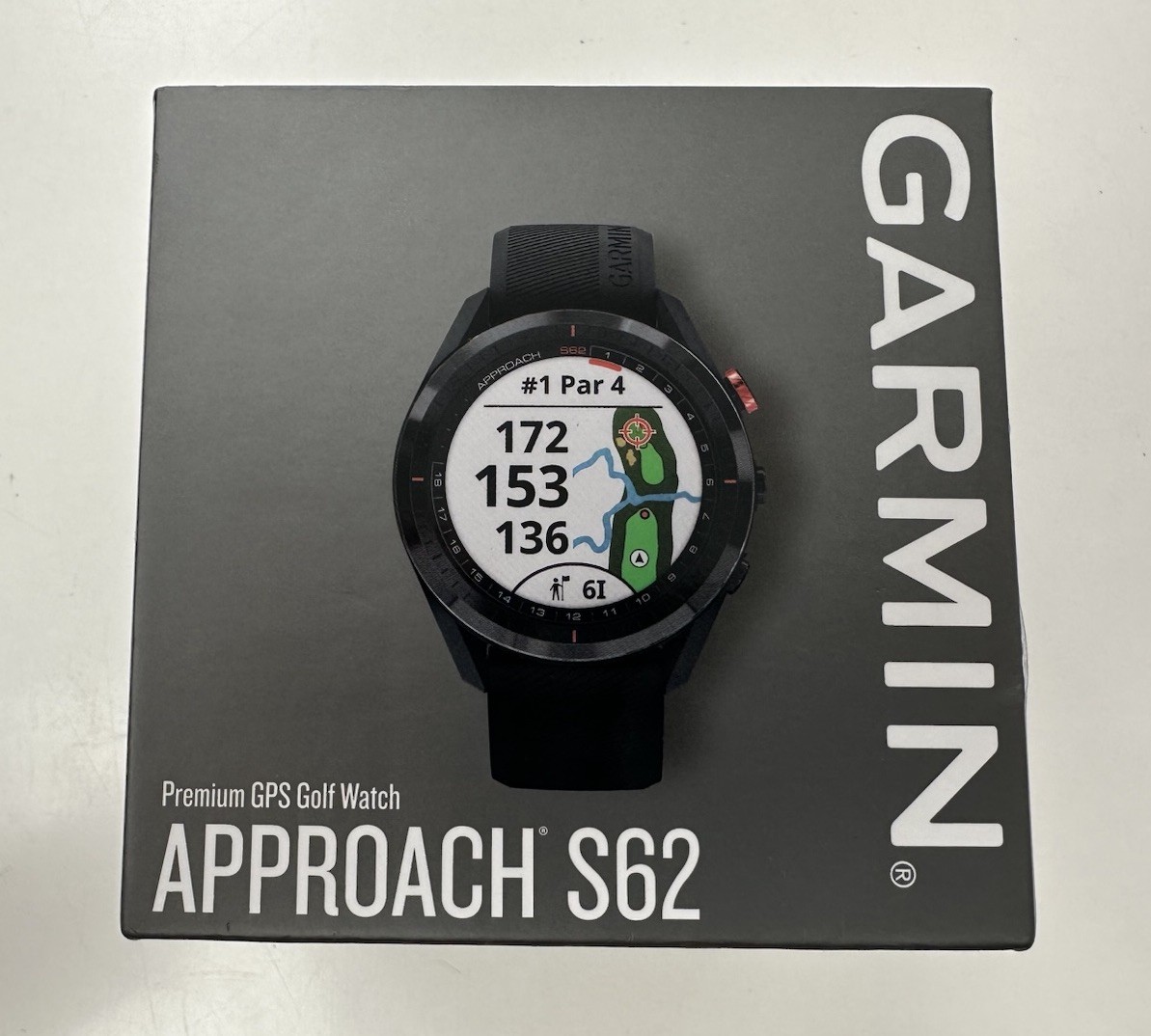 Garmin Approach S62 Premium Golf GPS Watch Black (010-0200-00) Brand New Sealed