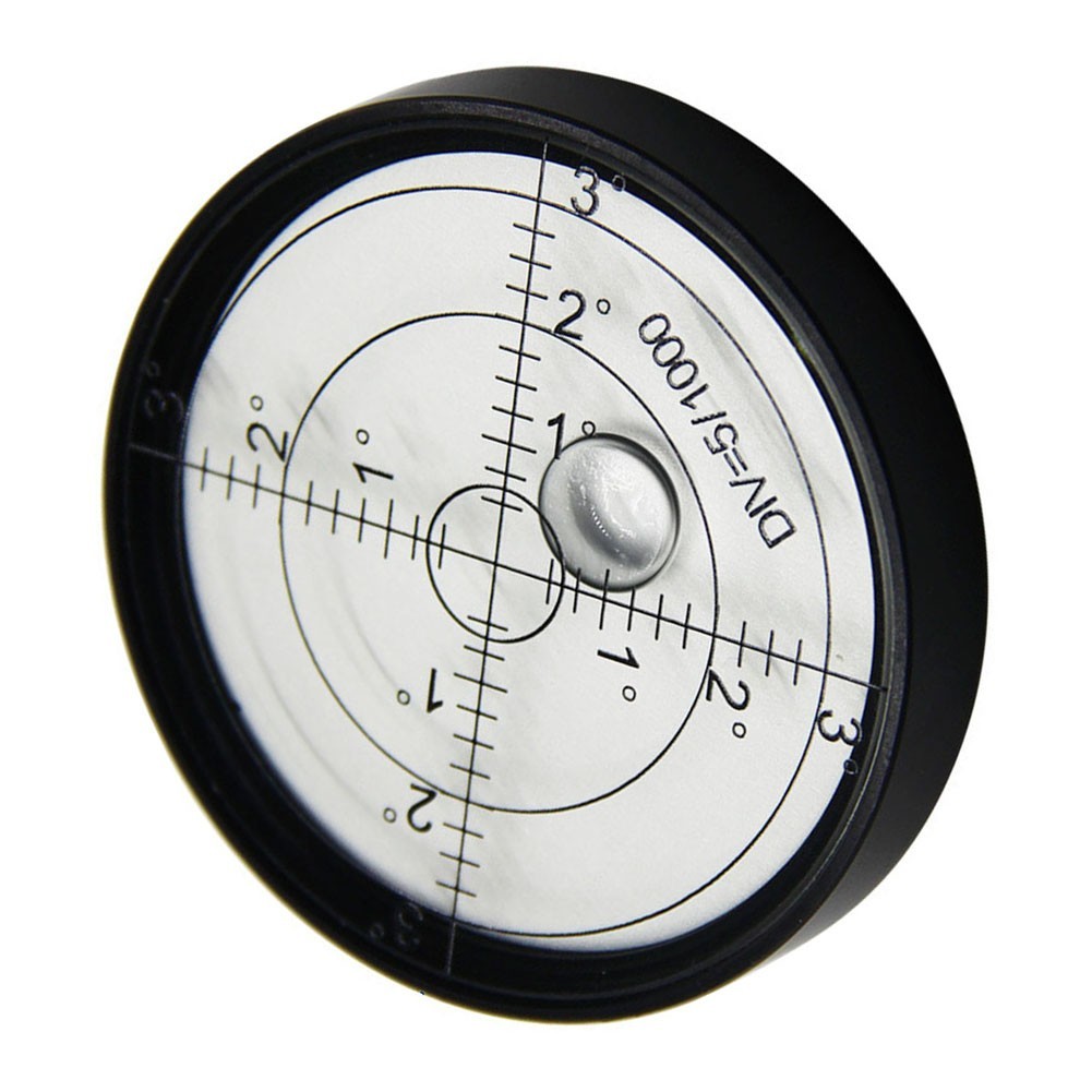 1pc Metal Horizontal Bubble High Precision Level Bubble Round Level 60*10mm