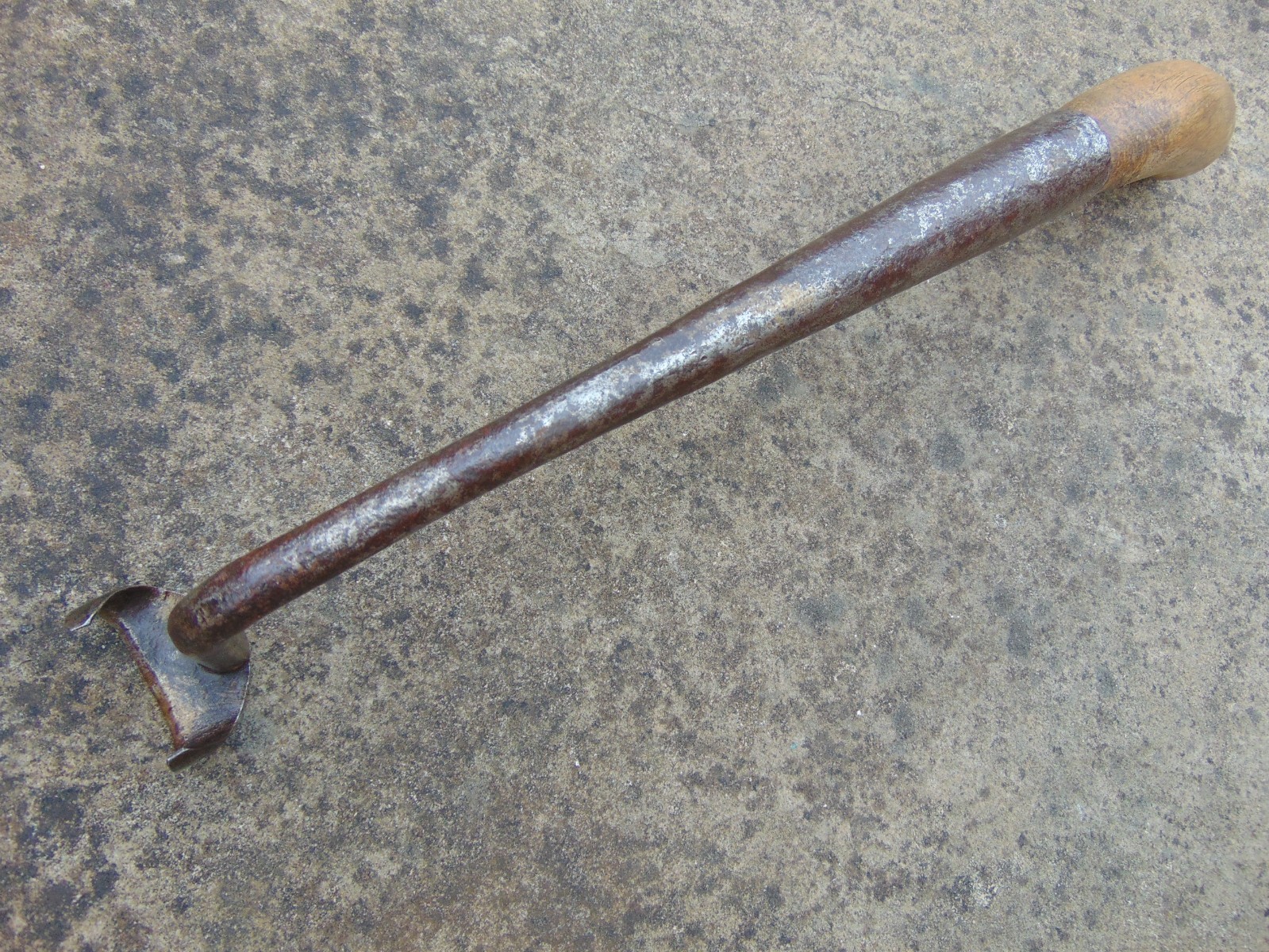 Antique 19th C Forged Clogmakers Carpenters Wood  Carving Shaving Tool