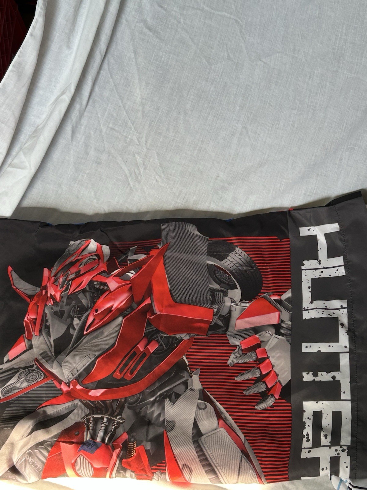 Transformers Standard Pillowcase Optimus Bumblebee Kids Bedding Hasbro