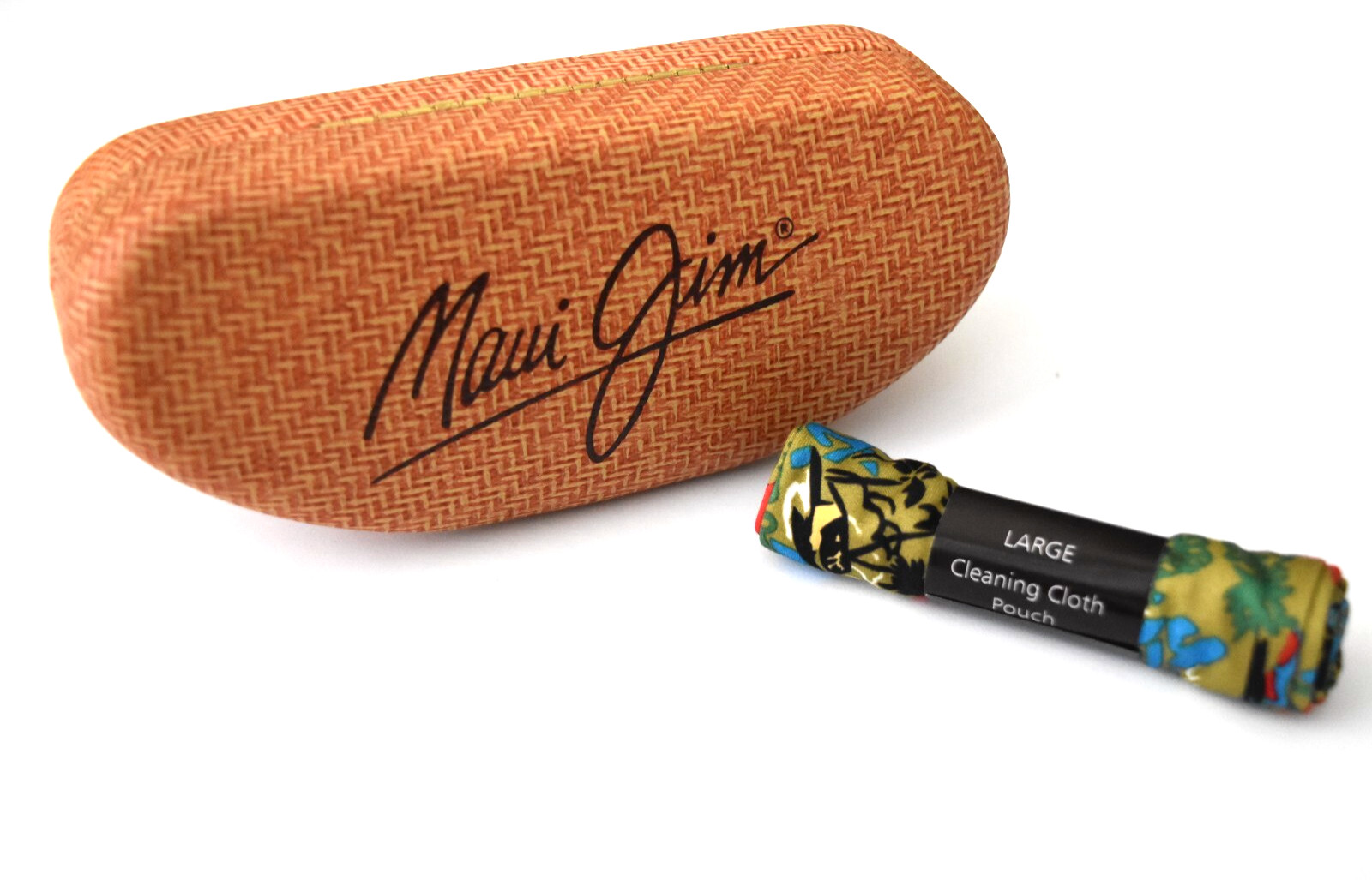 Maui Jim Clam Shell Cleaning Cloth Set of 2 Hard Case