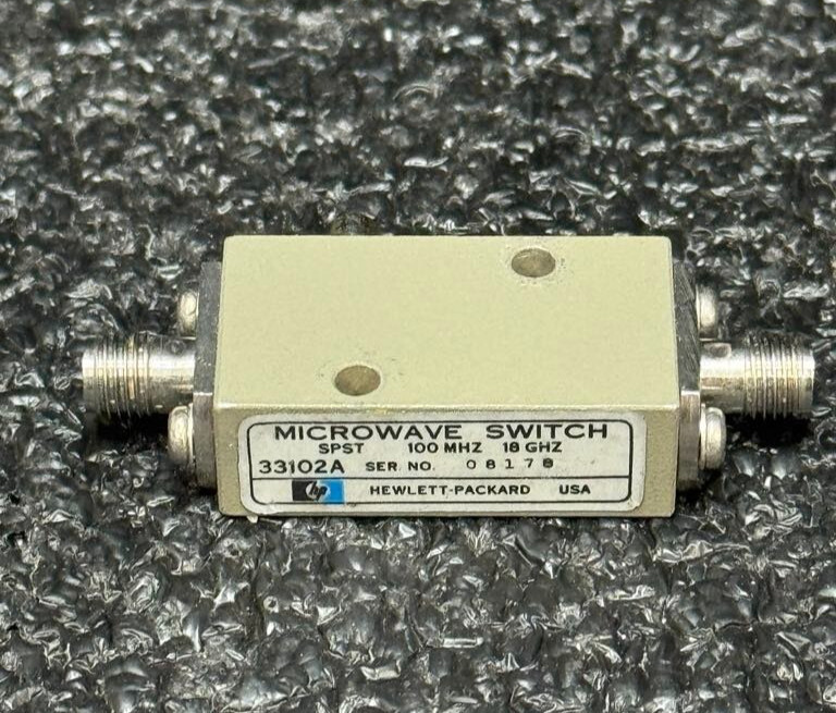 HP 33102A Microwave SPST Solid-State Switch 100 MHz - 18GHz