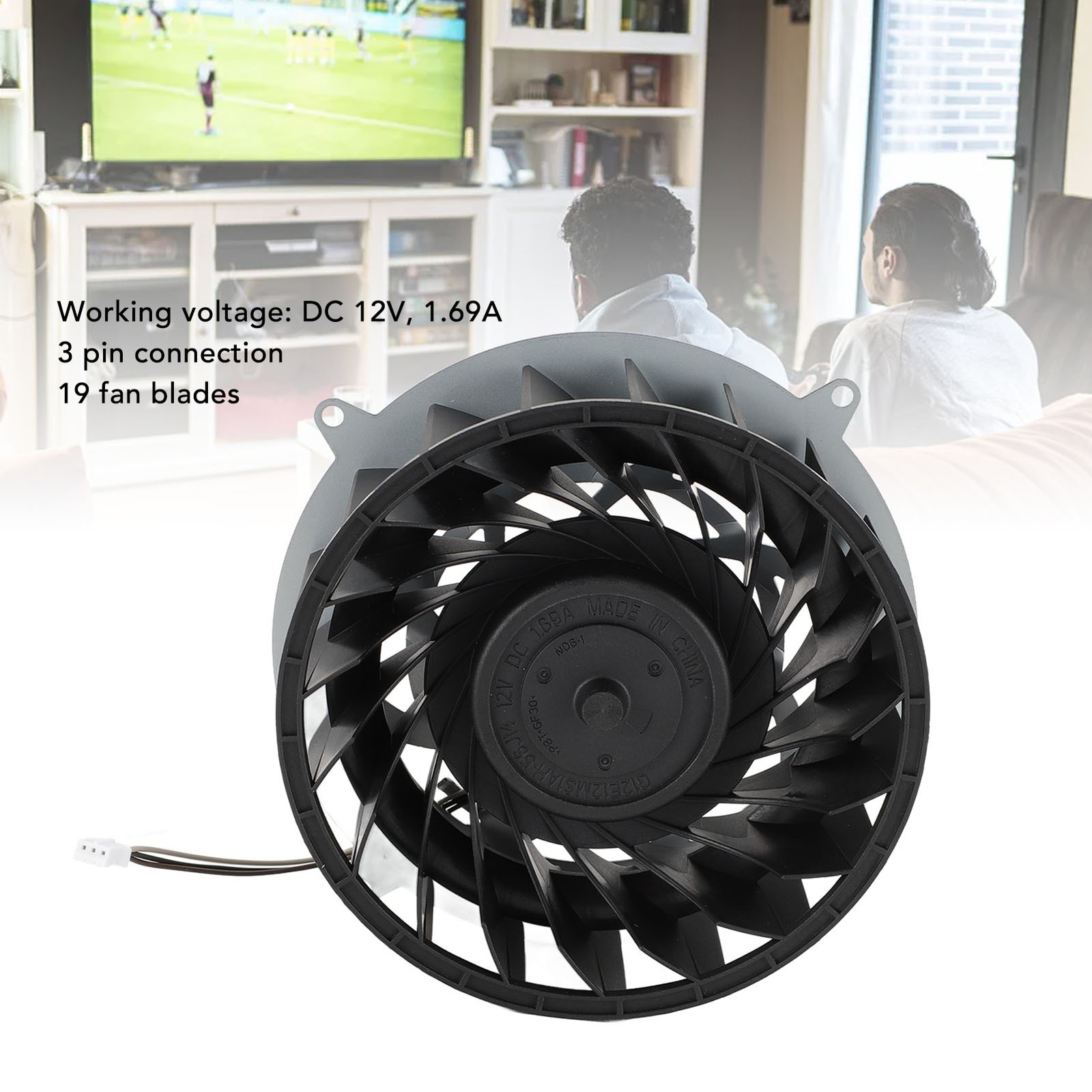 Internal Cooling Fan For Slim Console Efficient & Quiet For 5 Slim Recommended