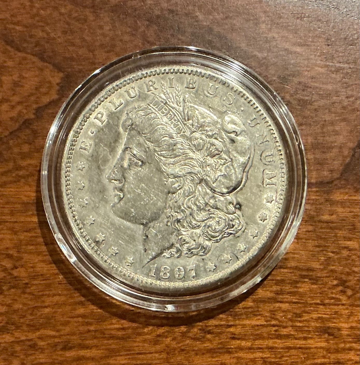1897-S Gem Morgan Silver Dollar in High-Quality UC Condition.  Excellent Detail!