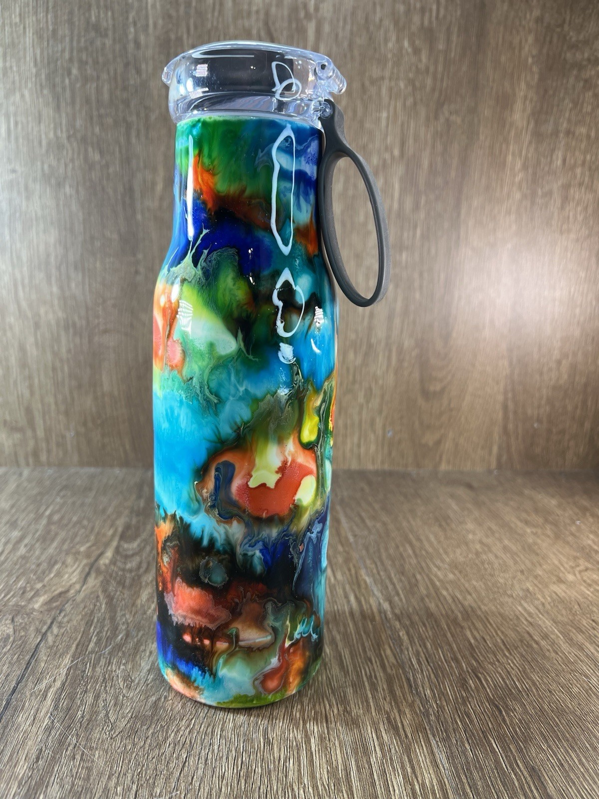 New Stainless Steel Bottle W/ Strap, Custom Made “Tiffany”