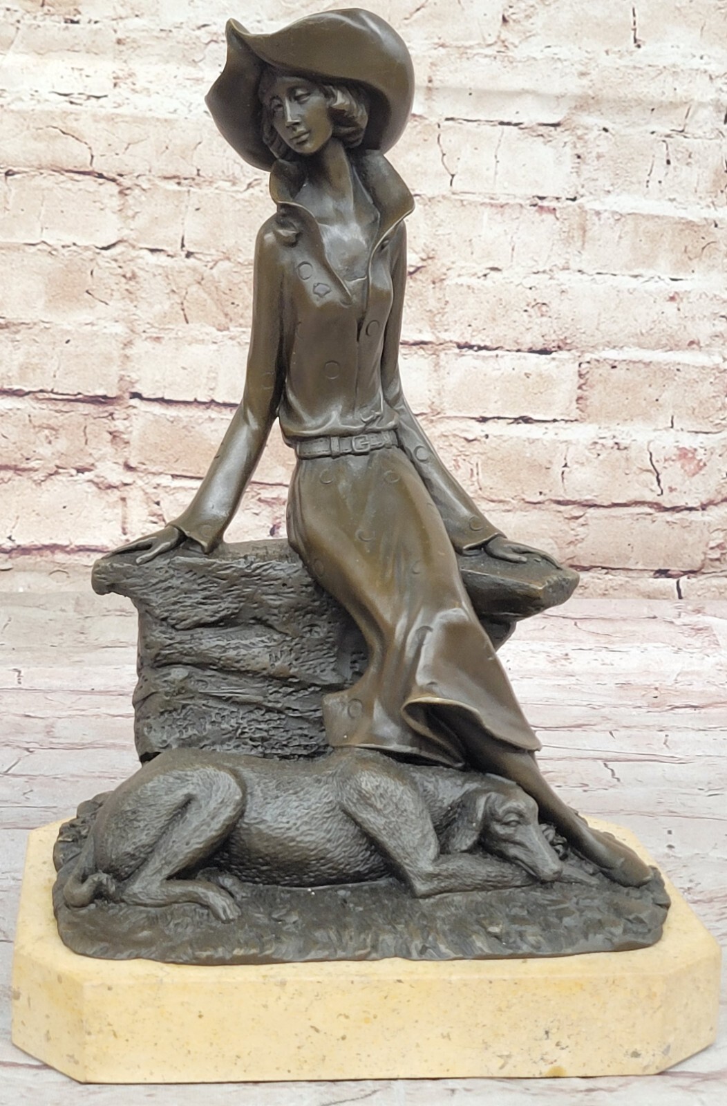 Miguel Lopez Milo "Classy Lady" Bronze Sculpture Signed Hot Cast Figurine