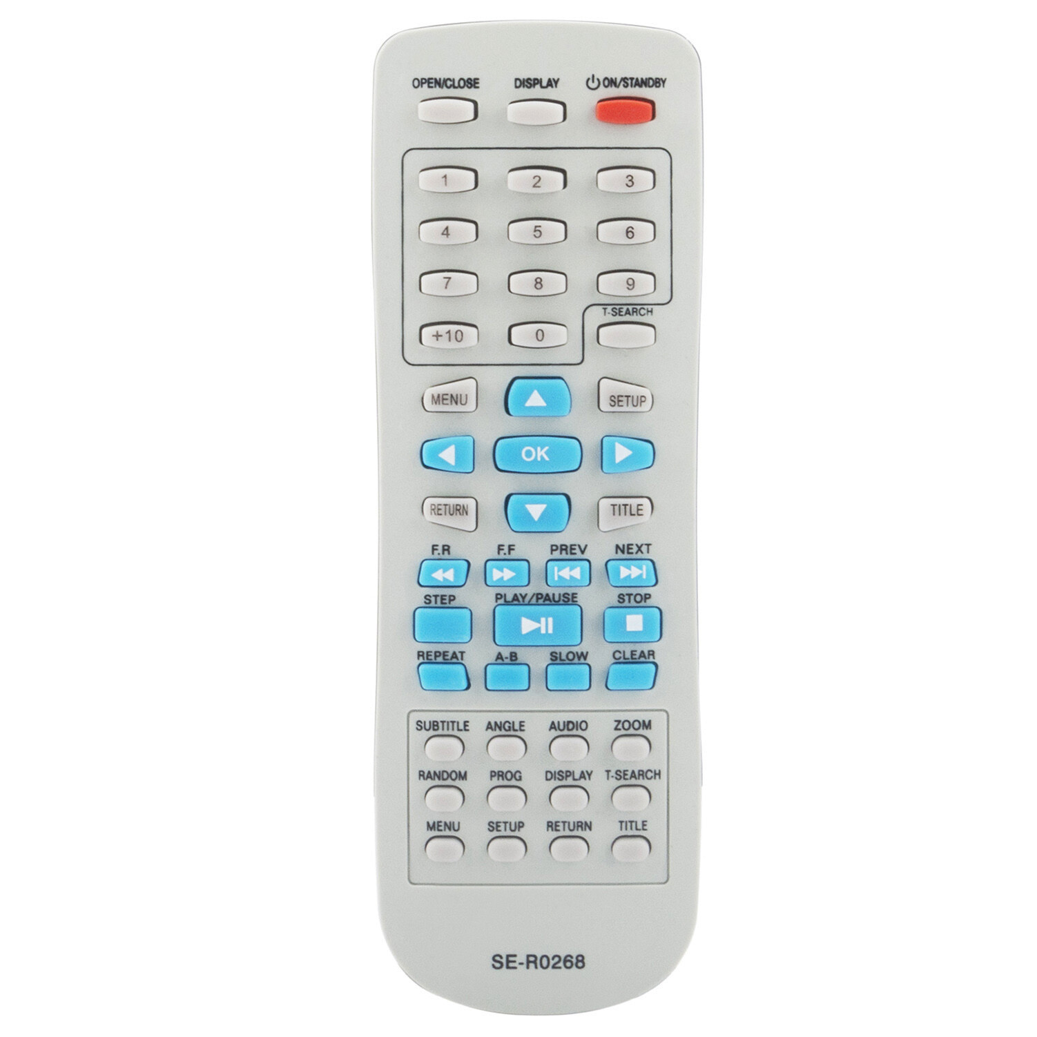 New SE-R0268 Replace Remote for Toshiba DVD SD-K770KU SD-K770KC SD-K770 SD-K770K