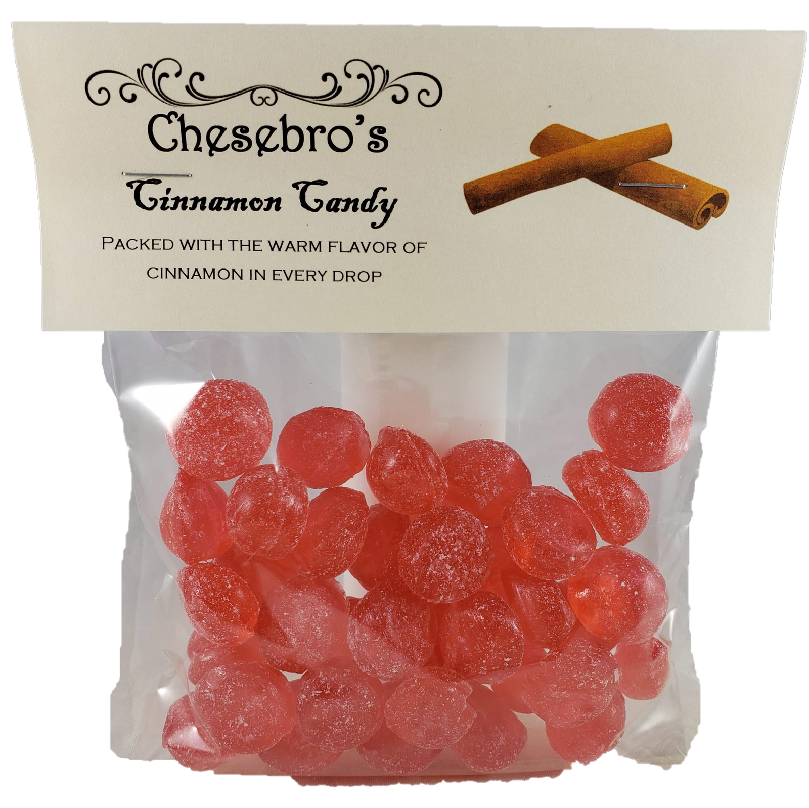 Cinnamon Hard Candy Drops 4.5 Ounces