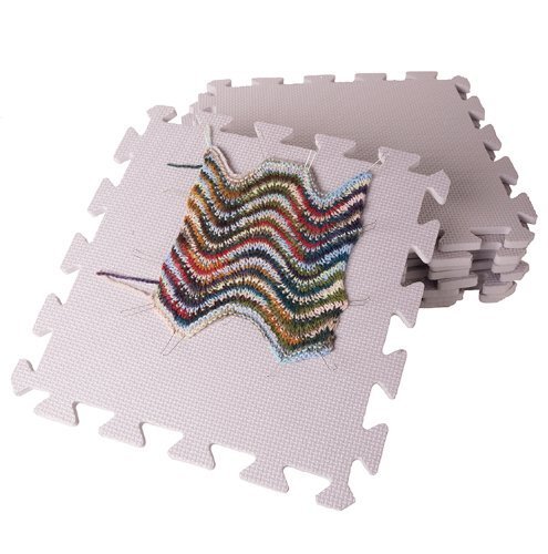 Blocking Mats for Knitting and Crochet Pack of 9 Textured Blocking Boards