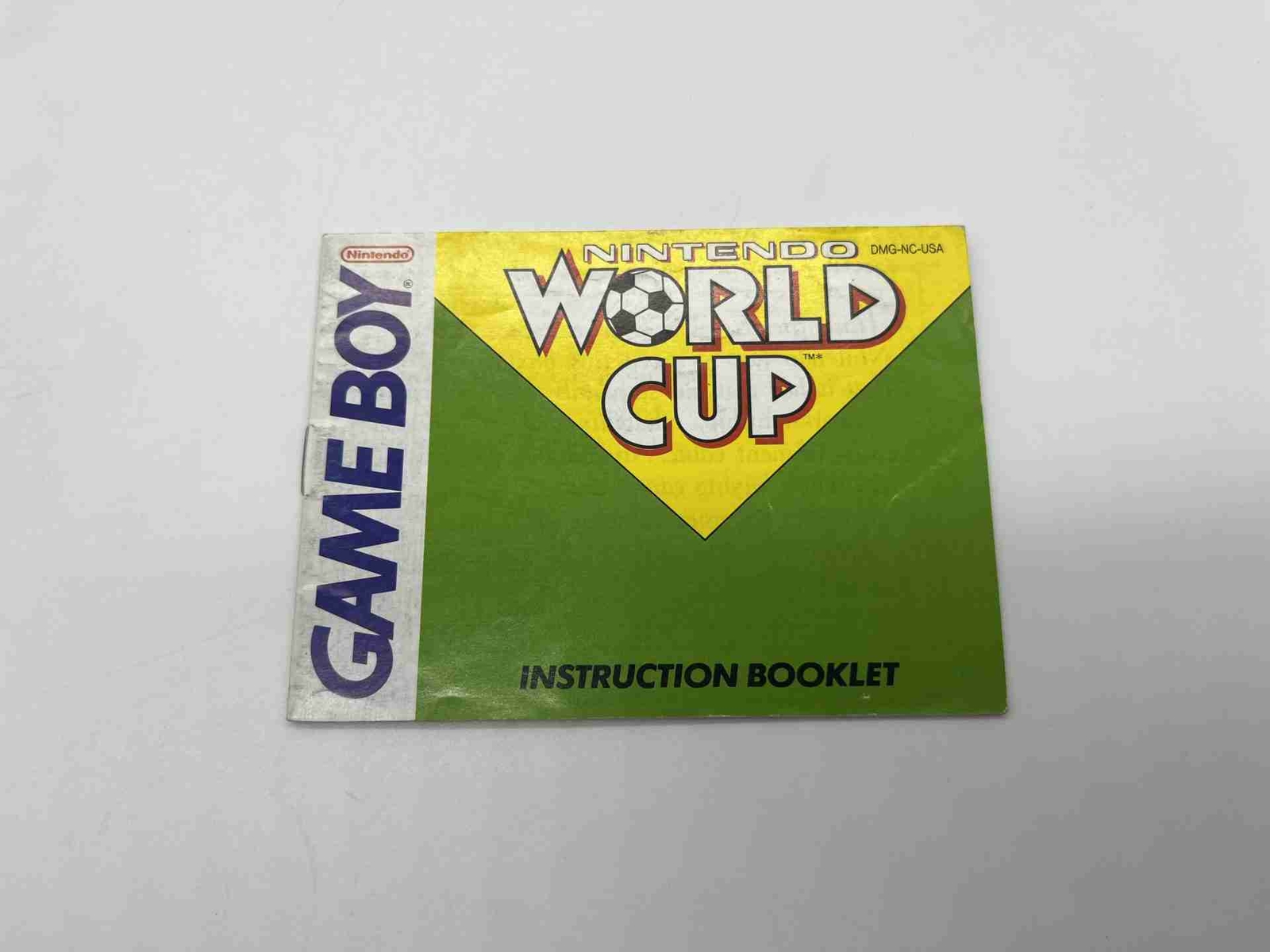Nintendo Game Boy WORLD CUP SOCCER Manual Only NO GAME